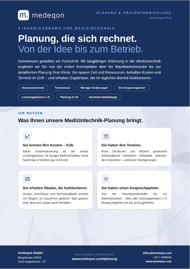 Medizintechnik-Planung