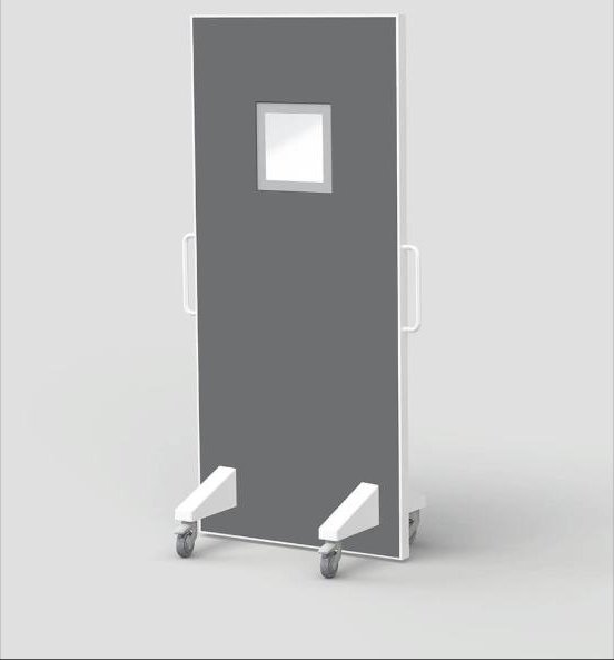 303/B2/90 – Mobile Strahlenschutzwand – Ansicht 2