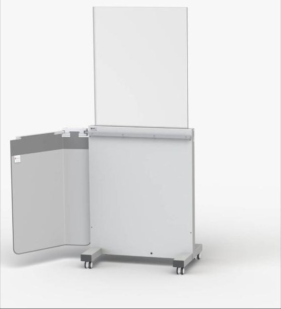 310/B-3 – Mobiler Strahlenschutz, höhenverstellbar – Ansicht 4
