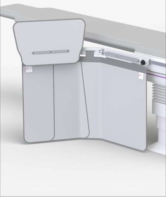 312/E-023 – Tischschild 114 cm, kollisionsresistent – Ansicht 2