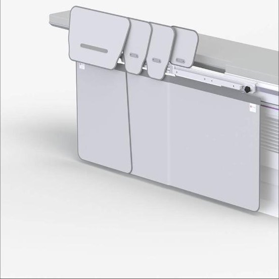 312/DS-039/10/4 – Tischschild 162 cm, extrabreit & kollisionsresistent – Ansicht 2