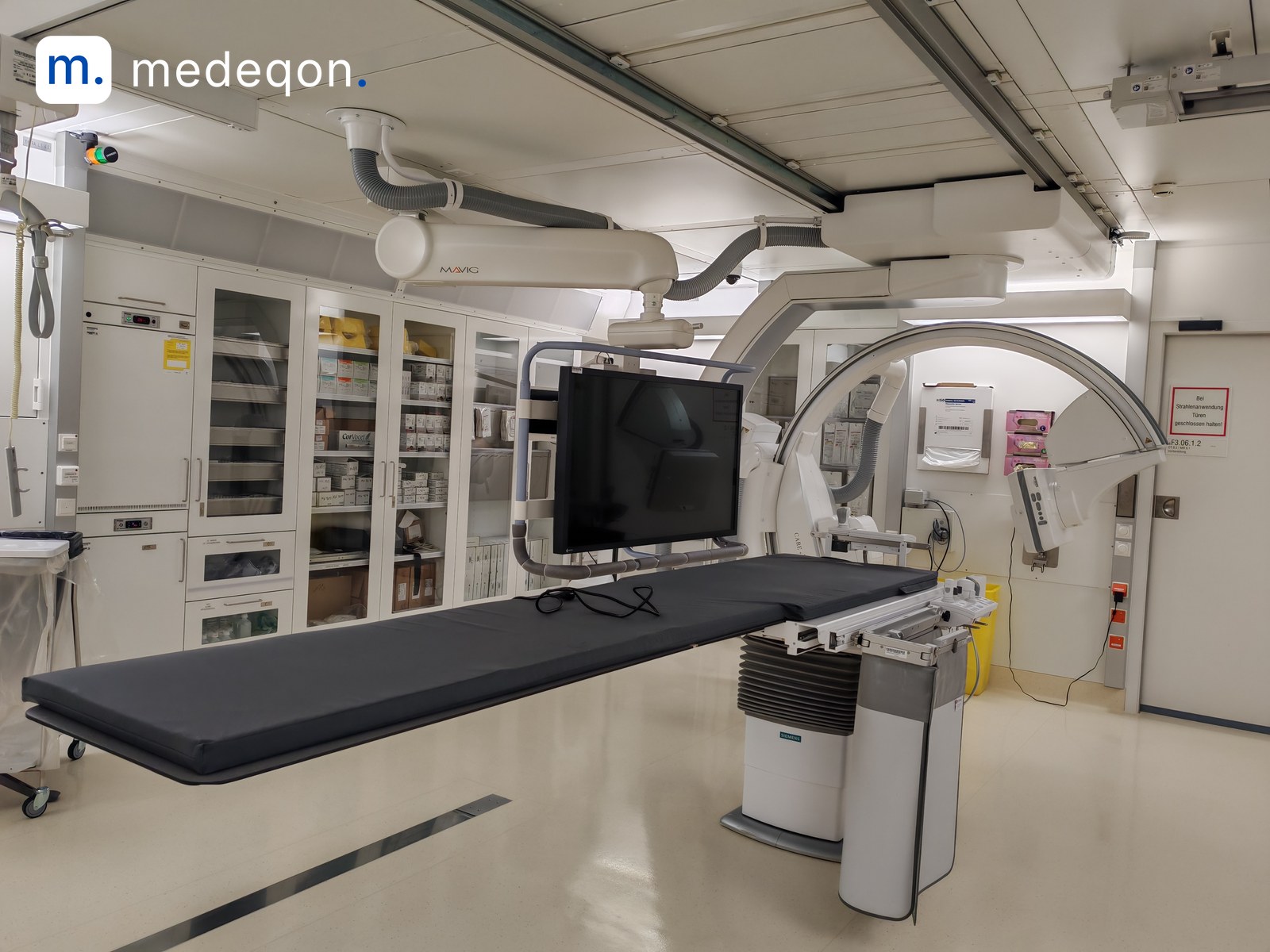 Austausch Angiographie und Errichtung einer CT-Sliding Gantry